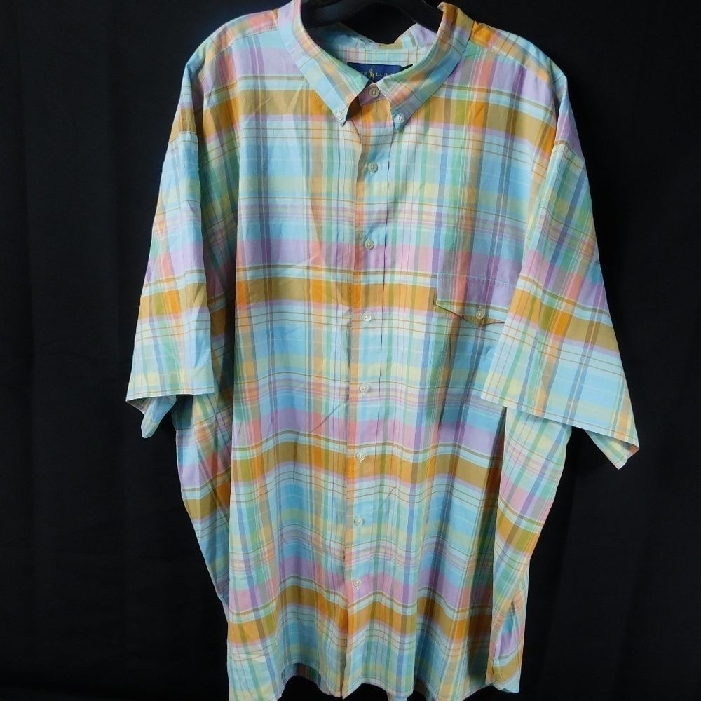 Ralph Lauren Beach Twill Short Sleeve Button Front